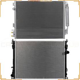 Zonemotive C10782019s Aluminum Radiator And Condenser Cooling Kit For 2005-08 Dodge Magnum/chrysler 300