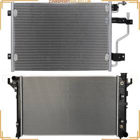 Zonemotive C10782106s Radiator And Ac Condenser Cooling Kit For 1994-97 Dodge Ram 2500/3500 Base 5.9l L6