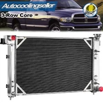 3-ROW Aluminum Radiator For 94-2002 Dodge Ram 1500 2500 3500 3.9L 5.2L 5.9L Gas New. Price: $199.00.