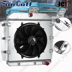 Row Radiator+shroud Fan For 1955-1959 Gmc Chevy 3100 3200 3400 3500 3600 Truck New. Price: $229.00.