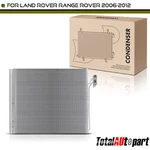 New Condenser W/ Receiver Drier For Land Rover Range 2006-2012 4.2L 5.0L. Price: $108.99.