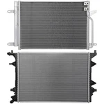 Aluminum Radiator & Ac Condenser Cooling Kit For 2016 Volkswagen Jetta New. Price: $103.98.