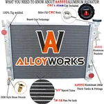 Alloyworks Row Radiator For Dodge Ram 1500 2500 3500 5.7L Hemi V8 2004-2009 08 New. Price: $139.00.