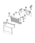 Genuine Mopar Engine Cooling Radiator 68568880AA New. Price: $492.20.