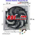 Aluminum Shroud+fan+relay 1960-1965 Ford FALCON/1965-1966 Mustang V8 Asi New. Price: $79.00.