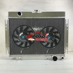 3ROW Aluminum Radiator+fans For 1963-1968 Chevy Bel Air Impala (notched Tank) New. Price: $182.00.