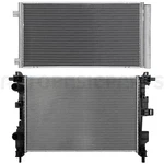 Aluminum Radiator & Ac Condenser Kit For 2016-2018 Fiat 500X Jeep Renegade New. Price: $116.98.