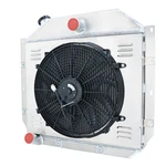 3 Rows Radiator+shroud Fan For 1951-1957 International Harvester L-r-s Upgraded New. Price: $229.00.
