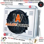 3 Row Radiator Shroud Fan For 1970-74 72 Dodge Charger Challenger 22" Wide Core New. Price: $259.00.