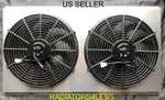 New All Aluminum Radiator Shroud W/ 14" Ford Truck F-150 1997-2008. Price: $229.00.