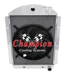 Dr 2 Row Radiator Chevy CONFIG,16" FAN-1941-1946 Truck Small Block V8 New. Price: $354.21.