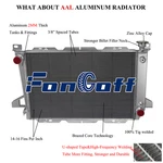 4ROW Radiator Fits 1985-1997 1995 1996 Ford F150 F250 F350 Bronco Pickup 4.9L L6 New. Price: $239.00.