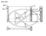 Radiator-turbo Koyo A13632 New. Price: $412.99.