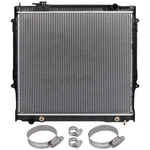 For 1995-2004 Toyota Tacoma Radiator With Universal Oil Hose Clamps Kit New. Price: $76.76.