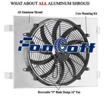 Shroud Electric Fan For 1955 1956 1957 Chevy Bel Air Ray Nomad 4.3 4.6L V8 New. Price: $84.95.