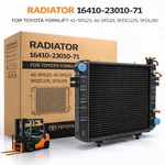 Rows Radiator Toyota Forklift 42-5FG23 42-5FG25 5FDU30 Oe# 16410-23010-71 New. Price: $476.59.