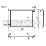 Koyo Racing Radiators VH023478 New. Price: $643.55.