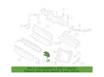 19-25 Porsche Macan Radiator Support Air Duct 95B-121-699-G-1E0 New Oem. Price: $60.00.