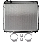 Aluminum Radiator With Universal Oil Hose Clamps Kit For 2000-2006 Toyota Tundra New. Price: $123.98.