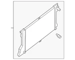 Genuine Nissan Radiator 21460-1PA1A New. Price: $679.20.
