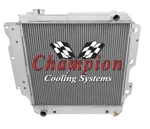 3 Row Best Cooling Champion Radiator For 1997 - 2004 Jeep Wrangler New. Price: $317.58.