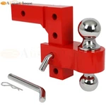 New Dual Ball Adjustable Trailer Towing Hitch 2" & 2-5/16'' 6061 Aluminum. Price: $82.38.