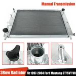 Full Aluminum Core 3ROW Cooling Radiator 1997-2004 Ford Mustang Gt/svt V8 Mt New. Price: $116.88.