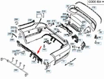 Mercedes-benz E-class W212 Rear Bumper Centre Bracket A2128802603 Neu. Price: $153.04.
