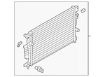 Genuine Ford Radiator Assembly DG9Z-8005-E New. Price: $249.49.