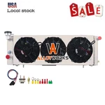 Radiator+shroud Fans For 1984-2001 1986 Jeep Cherokee Xj Comanche 4.0L Aluminum New. Price: $179.00.