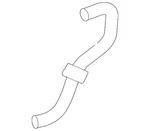 Genuine Volkswagen Upper Hose 1K0-121-063-C New. Price: $29.38.