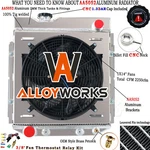 3ROW Radiator+shroud Fan 60-65 Ford FALCON/65-66 MUSTANG/61-65 Mercury Comet New. Price: $179.00.