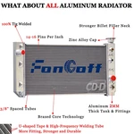 Aluminum Rows Radiator For 1988-1994 1990 Chevy S10 Blazer Gmc S15 Jimmy 4.3L New. Price: $129.00.