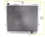 All Aluminum Radiator For 2008-2020 Lexus LX570 / Toyota Land Cruiser 5.7L V8 New. Price: $238.99.