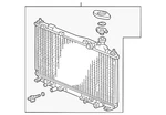 Genuine Honda Radiator 19010-PMP-A62 New. Price: $222.30.