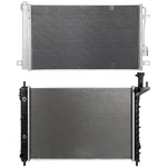 Aluminum Radiator & Condenser Cooling Kit For 2009-2017 Chevrolet Traverse New. Price: $156.21.