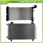 Radiator And Condenser Kit Fit For Toyota Corolla 1.8L 2003-2004 New. Price: $120.66.
