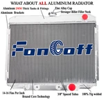 3 Core Full Aluminum Radiator 1967-1970 1968 Ford Mustang Mercury Cougar V8 New. Price: $139.00.