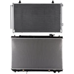 For 01-07 Toyota Highlander Aluminum Radiator & Ac Condenser Cooling Kit New. Price: $127.18.