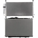 Radiator & A/c Condenser For 2004 2005 2006 Acura Tl New. Price: $112.39.