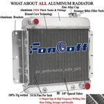 CC255 4 Row Aluminum Radiator For 1962-1967 Chevy Ii Nova 3.2/3.8L V8 Conversion New. Price: $249.00.