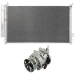 Condenser & Compressor Cooling Kit For 2006-2011 Honda Civic New. Price: $165.68.