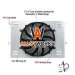 Radiator Aluminum SHROUD&16" Fan Fit Dodge 71-79 D100 B200 D300 W300 5.2/5.9L V8 New. Price: $99.00.
