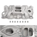 Aluminum Dual Plane Intake Manifold For Sbc Small Block Chevy 350 400 1955-1995 New. Price: $135.22.