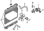 Genuine Nissan Radiator 21460-2Y603 New. Price: $523.14.