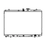 RAD13024 New Replacement Radiator Fits 2008-2013 Toyota Highlander. Price: $146.00.