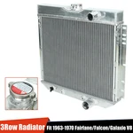 Row Aluminum Radiator Ford 1963-69 Fairlane 66-70 Falcon 64-68 Galaxie V8 New. Price: $138.88.