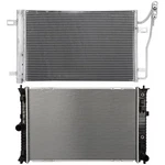 Radiator & Condenser Cooling Kit 2010-2012 Ford Fusion 10-11 Mercury Milan New. Price: $122.56.