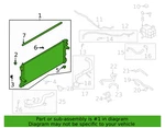 New Genuine Oem Ford Radiator Assembly MB3Z-8005-A 2021-2025. Price: $444.48.