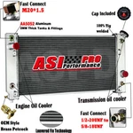 3ROW Aluminum Radiator Fit For 1994-1995 Gmc Jimmy Sonoma Chevy S10 Blazer 4.3L New. Price: $159.00.